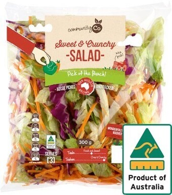 IGA Community co sweet & crunchy salad 300g offer