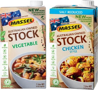 IGA Massel liquid stock 1 litre selected varieties offer