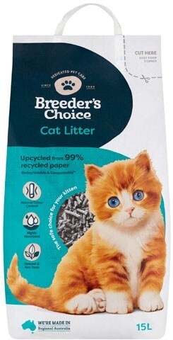 Breeders choice cat litter 15 litre