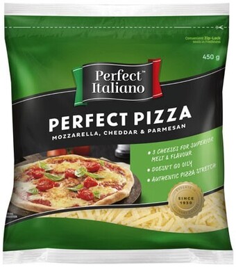 IGA Perfect italiano shredded or grated cheese 450g selected varieties offer