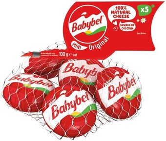 IGA Babybel mini original 100% natural cheese 100g offer