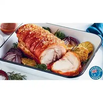 Coles Coles australian pork boneless loin roast offer