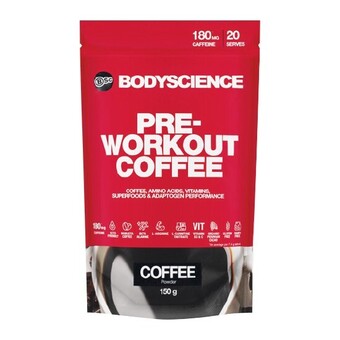 Woolworths Bsc body science pre workout coffee 150g~ offer