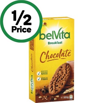 Woolworths Belvita breakfast biscuits 300g pk 6 or belvita breakfast crunch 253g pk 5 offer