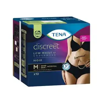 Woolworths Tena discreet incontinence underwear black pk 10 offer