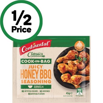 Woolworths Continental cook-in-bag 40-45g offer
