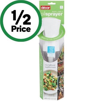 Woolworths Decor cook refillable oil sprayer offer