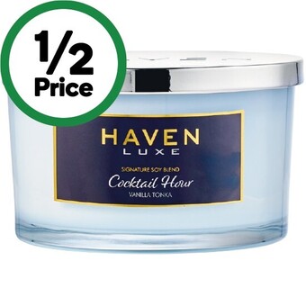 Haven luxe soy candle