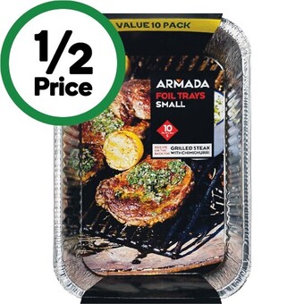 Armada foil trays small pk 10