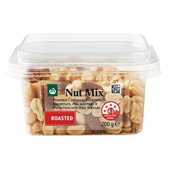 Woolworths snack pots 120-225g – mix of local and imported product