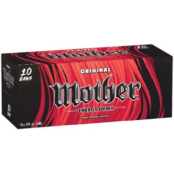 Woolworths Mother energy drink original 10 x 375ml offer