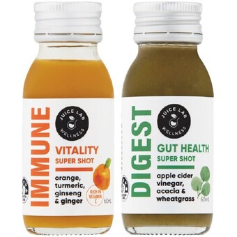 Woolworths Juice lab wellness supershots 60ml offer