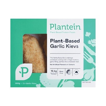 Woolworths Plantein plant-based garlic kievs 300g offer