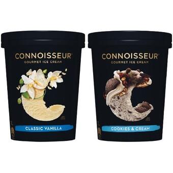 Woolworths Connoisseur ice cream tub 1 litre – from the freezer offer
