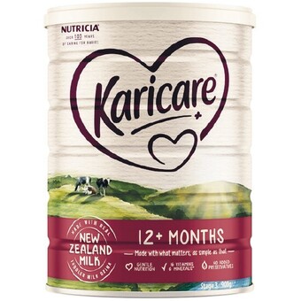 Karicare stage 3 or 4 baby formula 900g – limit of 2 per customer