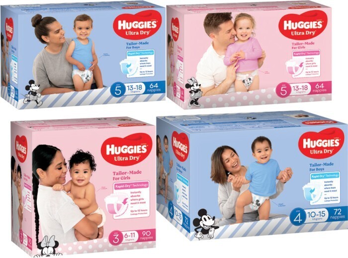 Huggies ultra dry jumbo nappies 60 pack108 pack offer at Coles