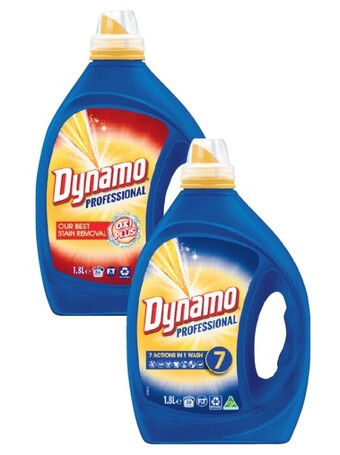 Coles Dynamo professional laundry liquid 1.8 litre offer