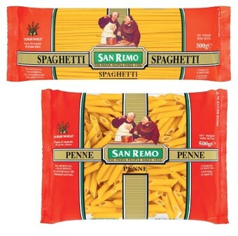 Coles San remo pasta 500g offer