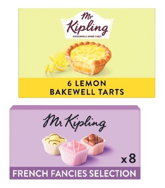 Coles Mr kipling fancies or bakewell tarts 205g-230g offer