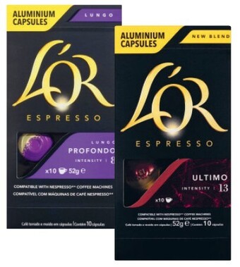 Coles L'or nespresso compatible capsules 10 pack offer