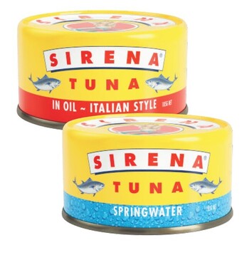 Coles Sirena tuna 185g offer