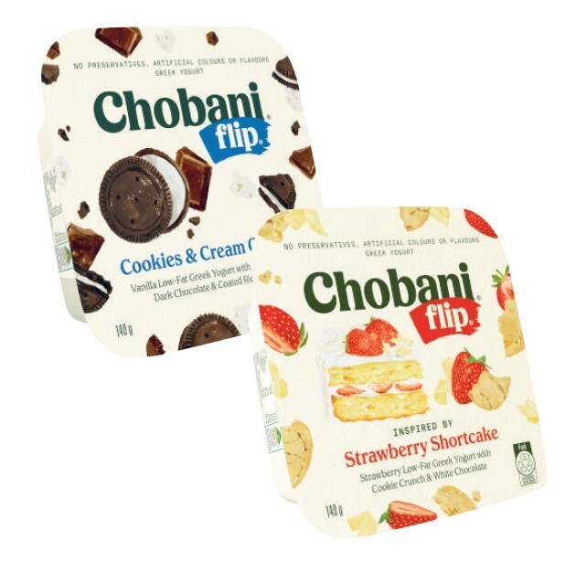 Chobani flip yogurt 140g offer at Coles