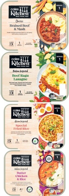 Coles kitchen meal 350g