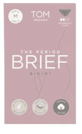 Tom organic period brief regular or medium flow 1 pack