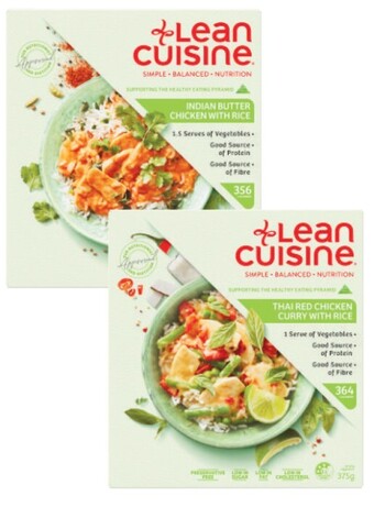 Coles Lean cuisine dinner meal 375g offer