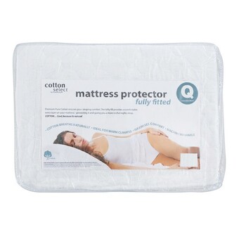 Pillow Talk Cotton mattress protector by cotton select offer