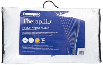Spotlight 40% off therapillo premium memory fibre medium profile pillow offer