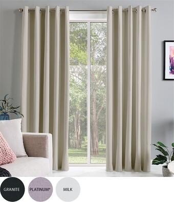 Spotlight 40% off ishtar blockout eyelet curtains offer