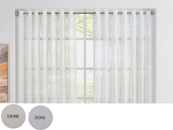 Spotlight 40% off neutrals sheer eyelet curtains offer