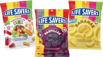 IGA Life savers share pack 160-220g selected varieties offer