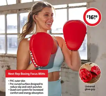 Coles Next Rep Boxing Focus Mitts offer