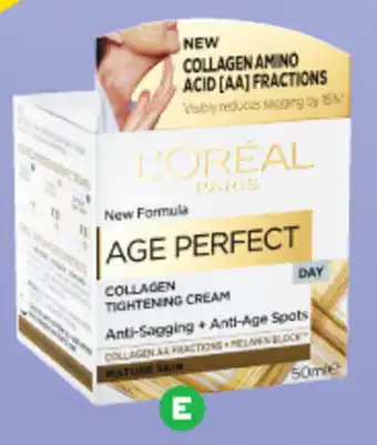 Woolworths E L'Oreal Age Perfect Face Cream for Day 50ml offer