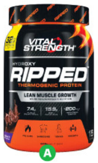 A Vital Strength Ripped Protein Powder 600g-