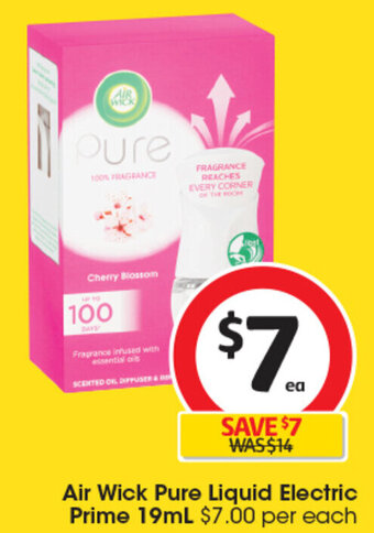 Coles Air Wick Pure Liquid Electric Prime 19mL offer