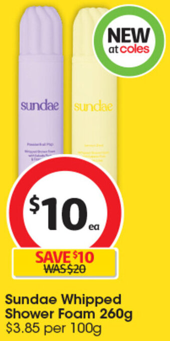 Sundae Whipped Shower Foam 260g