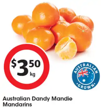 Coles Australian Dandy Mandie Mandarins offer