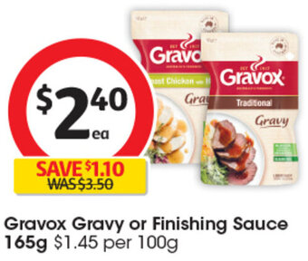 Coles Gravox Gravy or Finishing Sauce 165g offer
