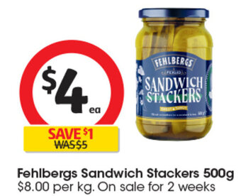 Fehlbergs Sandwich Stackers 500g
