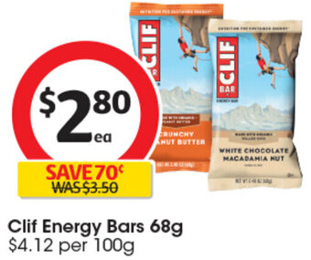 Clif Energy Bars 68g