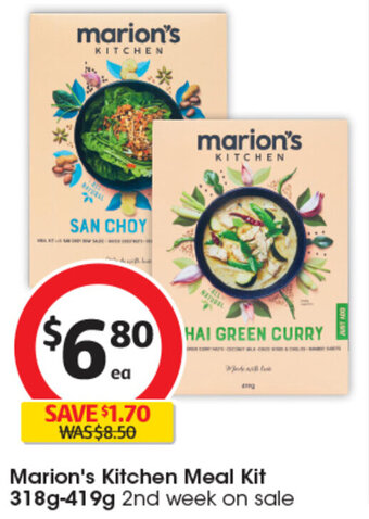 Coles Marion's Kitchen Meal Kit 318g-419g offer