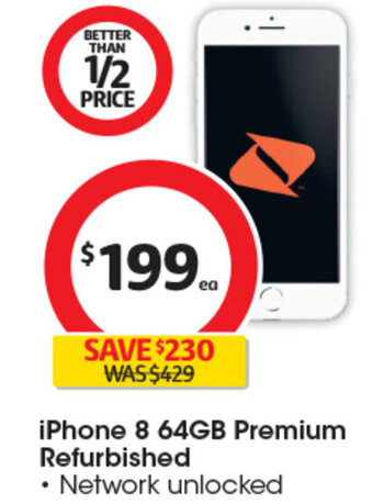 Coles iPhone 8 64GB Premium Refurbished offer