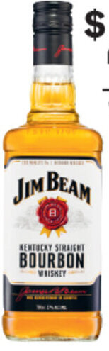 Coles Jim Beam White Label Bourbon offer