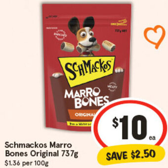 IGA Schmackos Marro Bones Original 737g offer