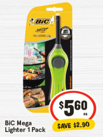 IGA BIC Mega Lighter 1 Pack offer