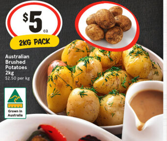 IGA Australian Brushed Potatoes 2kg offer
