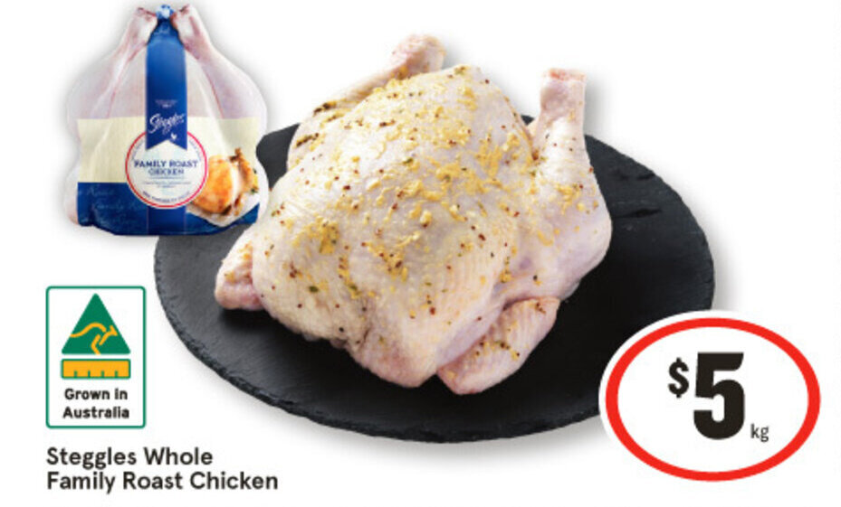 Steggles Whole Family Roast Chicken offer at IGA